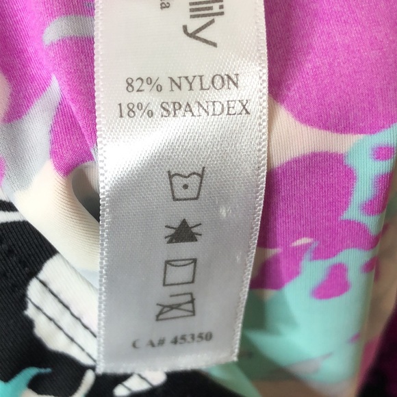 Ocean Lily Women's Floral Bikini Bottoms Tankini Swimwear XL XLARGE PLUS SIZE - Picture 6 of 7